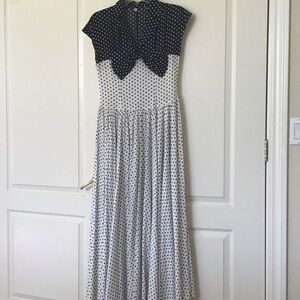 Polka Dot Maxi Dress